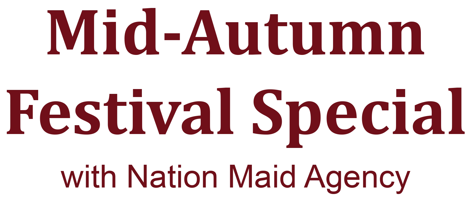 Mid Autumn Festival promotion title